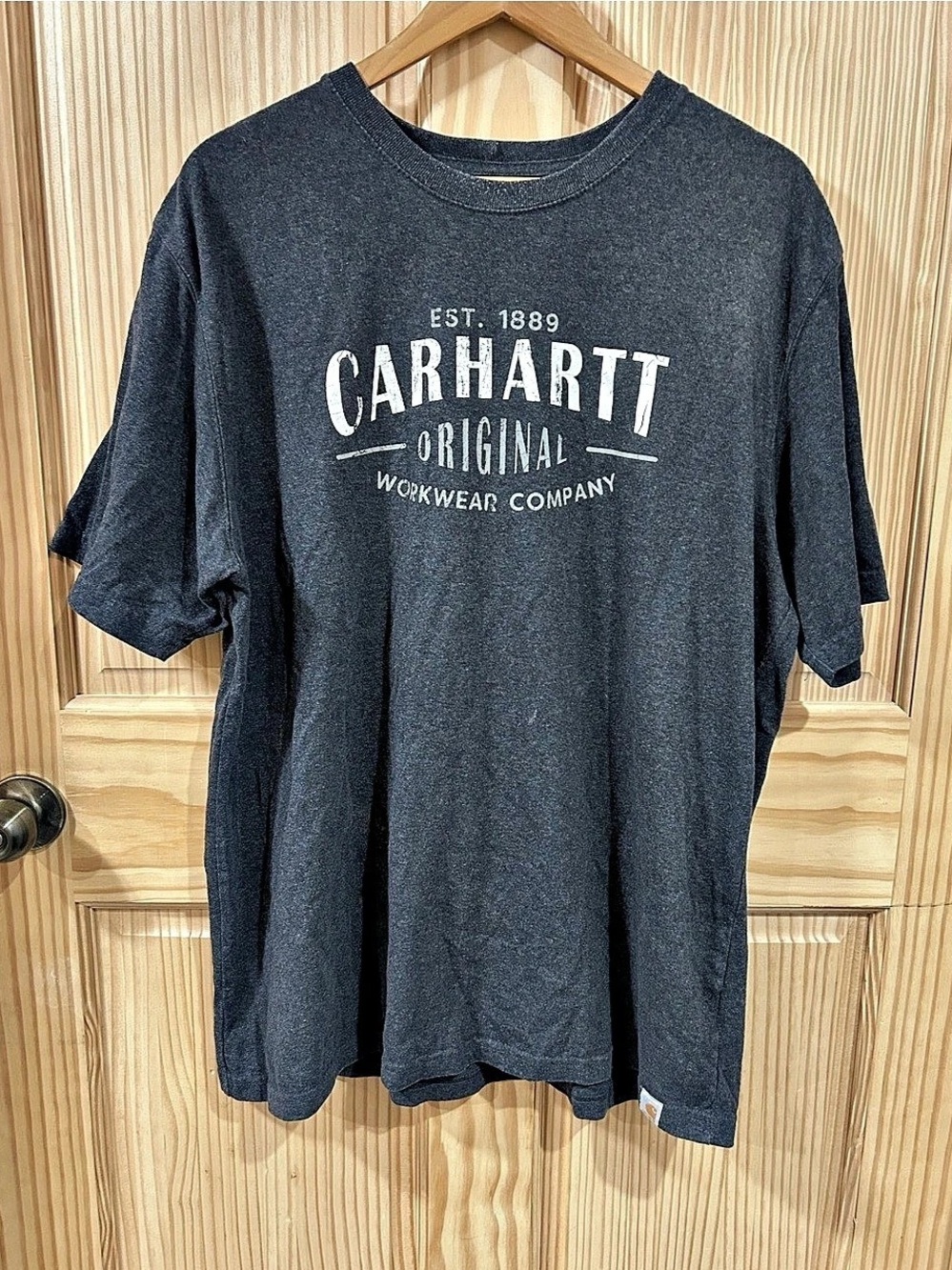 Carhartt 1889 Graphic T-Shirt Black Size 2X